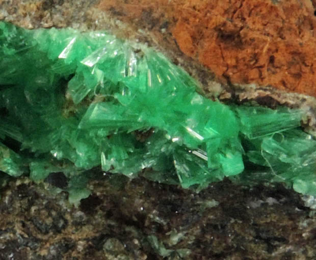 Annabergite from Lavrion (Laurium) Mining District, Attica Peninsula, Greece