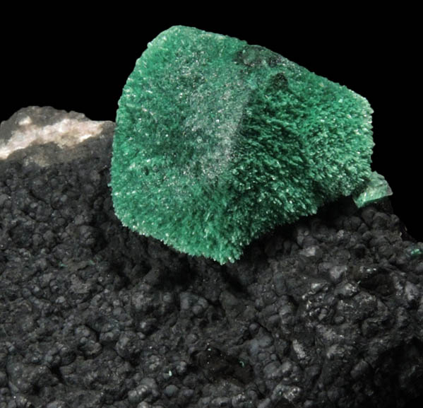 Malachite pseudomorph after Azurite from New Cornelia Mine, Ajo, Pima County, Arizona