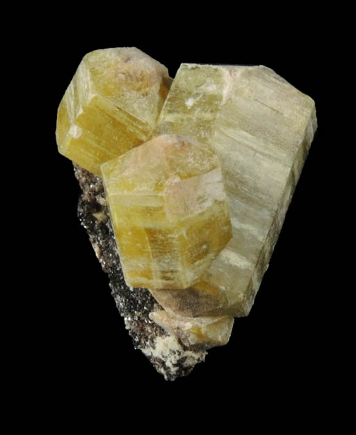 Sturmanite from Wessels Mine, Kalahari Manganese Field, Northern Cape Province, South Africa (Type Locality for Sturmanite, see Minerals of South Africa, pp. 244)