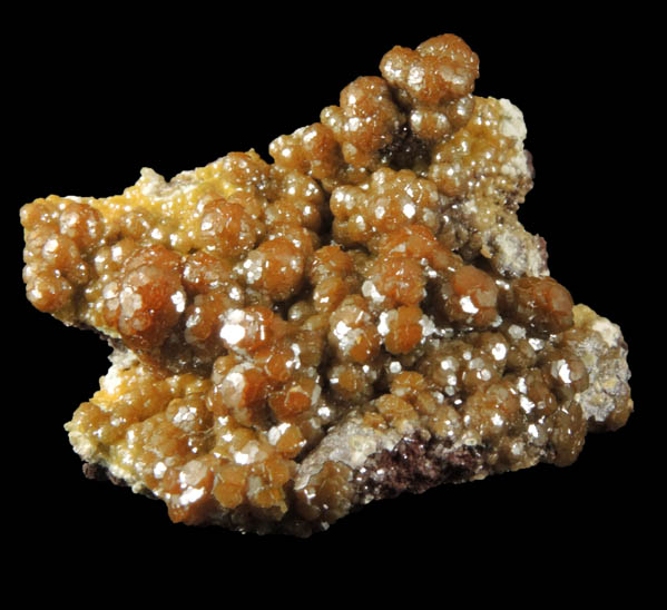 Vanadinite from Puzzler Mine, Castle Dome District, 58 km northeast of Yuma, Yuma County, Arizona