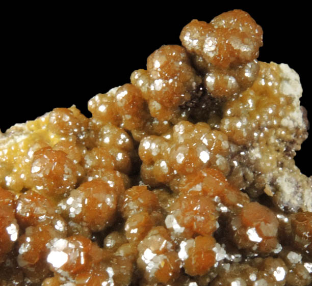 Vanadinite from Puzzler Mine, Castle Dome District, 58 km northeast of Yuma, Yuma County, Arizona