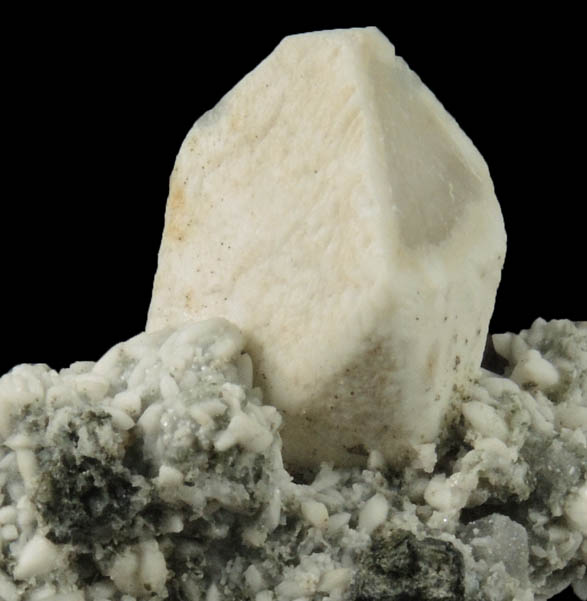 Calcite zoned crystal from Cheapside Quarry, East Deerfield, Franklin County, Massachusetts