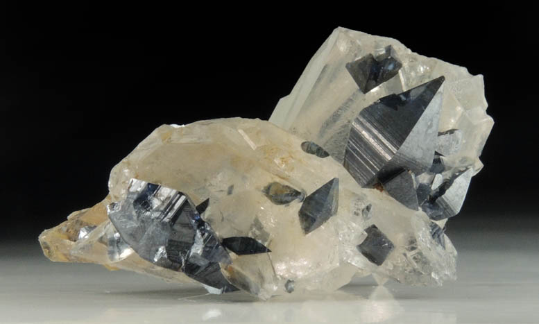 Anatase on Quartz from Matskorhae, Hardangervidda, Ullensvang Statsallmenning, Hordaland, Norway