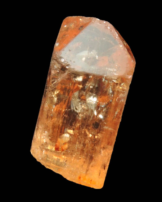 Topaz var. Imperial Topaz from Ouro Preto, Minas Gerais, Brazil