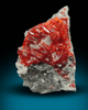 Realgar with Calcite from Getchell Mine, Humboldt County, Nevada