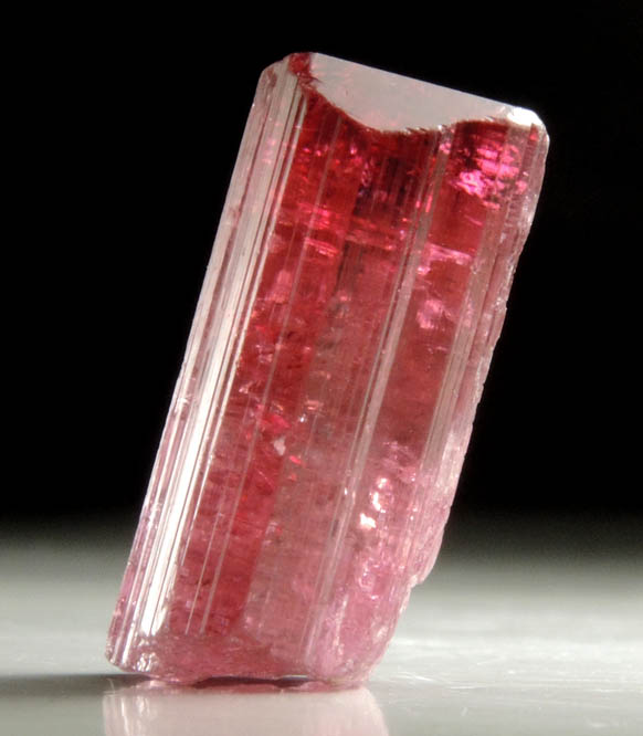 Elbaite var. Rubellite Tourmaline from Cruzeiro Mine, So Jose da Safira, Minas Gerais, Brazil