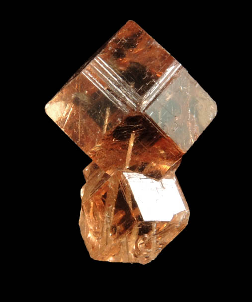 Grossular Garnet with inclusion from Jeffrey Mine, Asbestos, Qubec, Canada