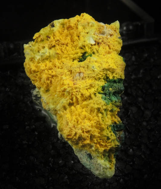 Tyuyamunite with Cuprosklodowskite from Shinkolobwe Mine, 22 km WSW of Likasi, Katanga Copperbelt, Haut-Katanga Province, Democratic Republic of the Congo