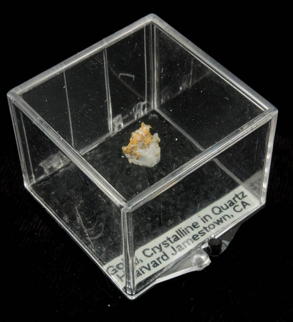 Gold (native gold) in Quartz from Jamestown Mining District, Tuolumne County, California