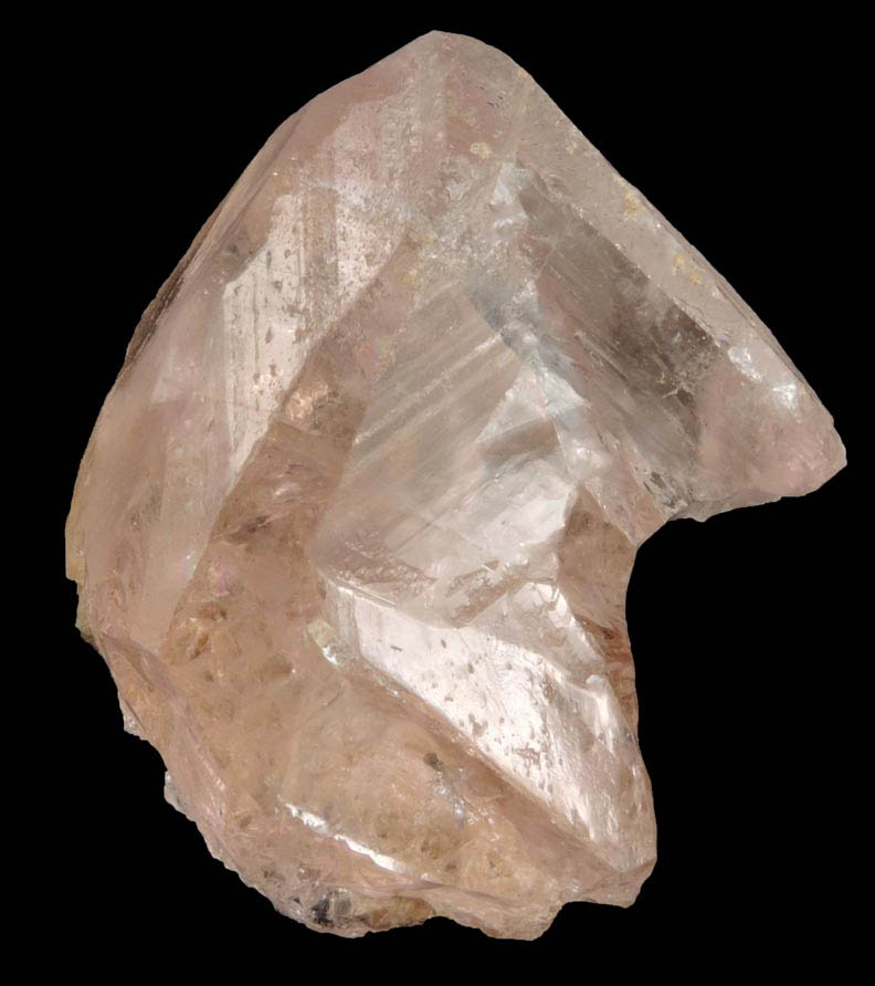 Beryl var. Morganite from Lavra do Urucum, Conselheiro Pena, 4 km east of  Galilia, Minas Gerais, Brazil