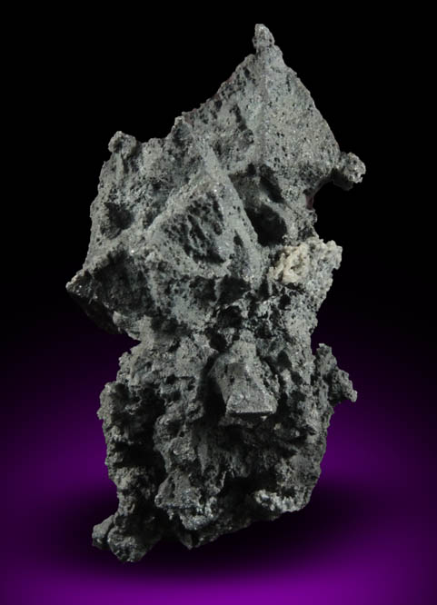 Acanthite from Mine d'Imider, 6.2 km ESE of Imiter, Tinghir Province, Dra-Tafilalet, Morocco