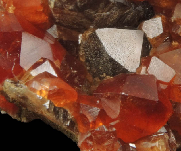 Spessartine Garnet with Smoky Quartz from Tongbei-Yunling District, Fujian Province, China