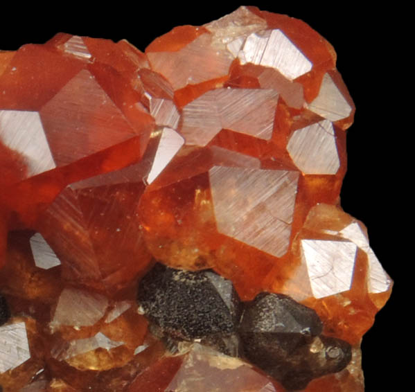 Spessartine Garnet with Smoky Quartz from Tongbei-Yunling District, Fujian Province, China