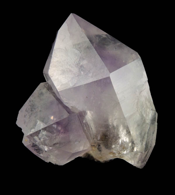 Quartz var. Amethyst from Simeone Quarry, Wrentham, Norfolk County, Massachusetts