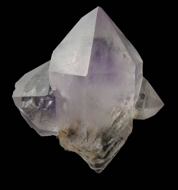 Quartz var. Amethyst from Simeone Quarry, Wrentham, Norfolk County, Massachusetts