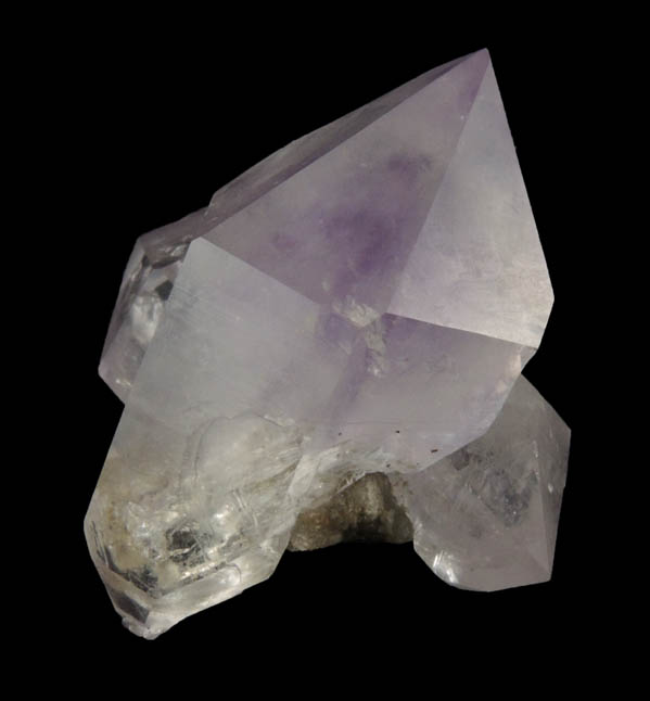 Quartz var. Amethyst from Simeone Quarry, Wrentham, Norfolk County, Massachusetts