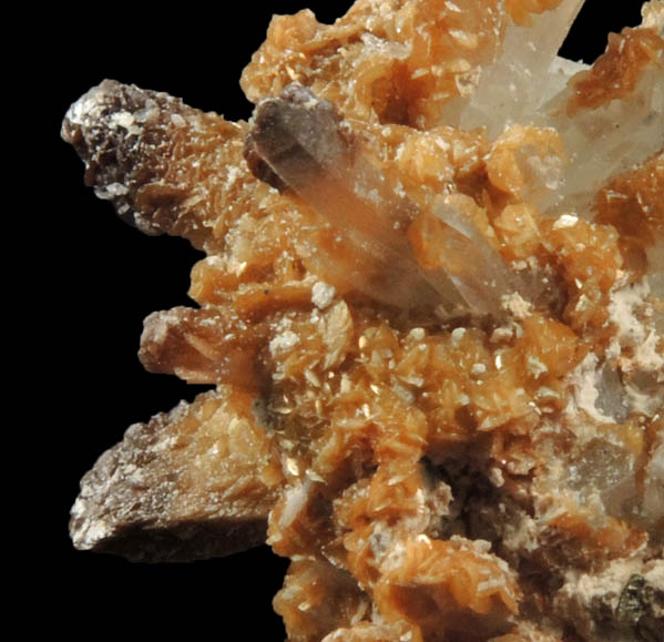 Siderite on Quartz from Prbram, Central Bohemia, Czech Republic