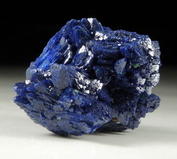 Azurite with minor Malachite from Blue Grotto Prospect, La Sal District, San Juan County, Utah