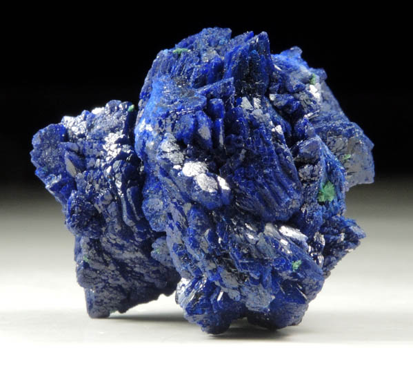 Azurite with minor Malachite from Blue Grotto Prospect, La Sal District, San Juan County, Utah