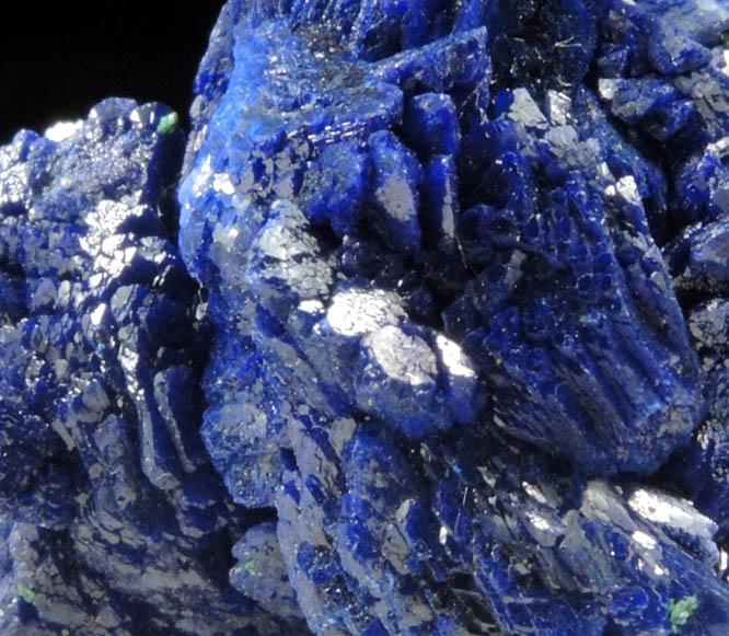 Azurite with minor Malachite from Blue Grotto Prospect, La Sal District, San Juan County, Utah
