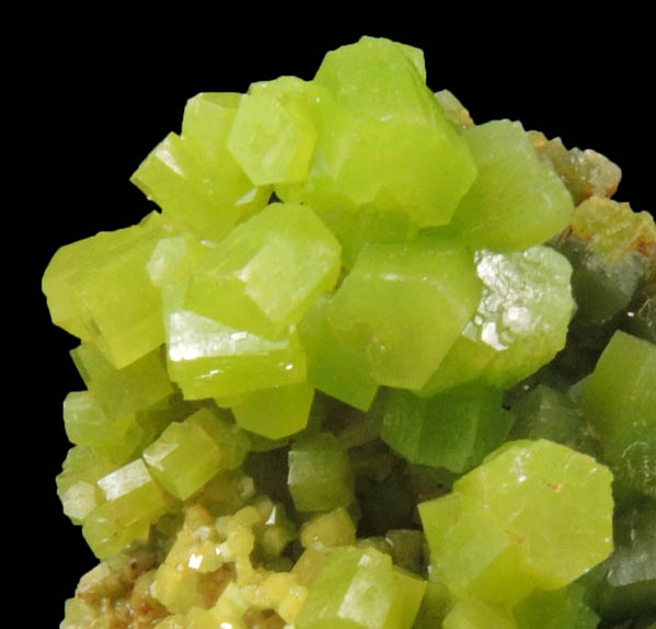 Pyromorphite from Cerro Canaleja, Santa Eufemia, Cordoba, Spain