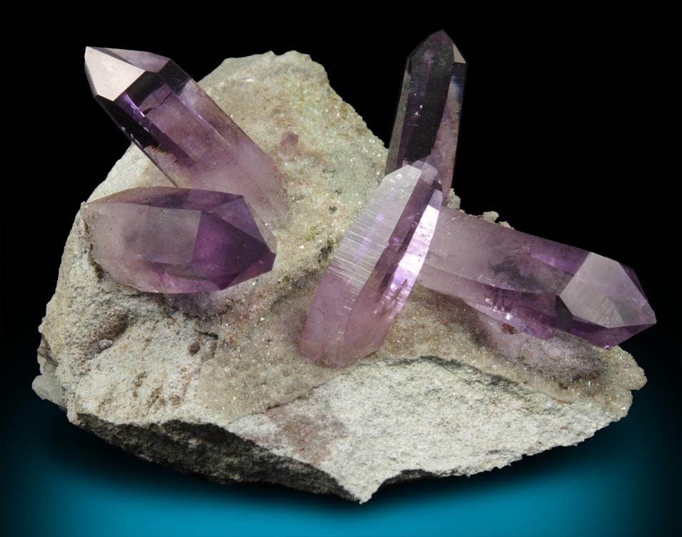 Quartz var. Amethyst Quartz from Piedra Parada, near Las Vigas, Tatatila, Veracruz, Mexico