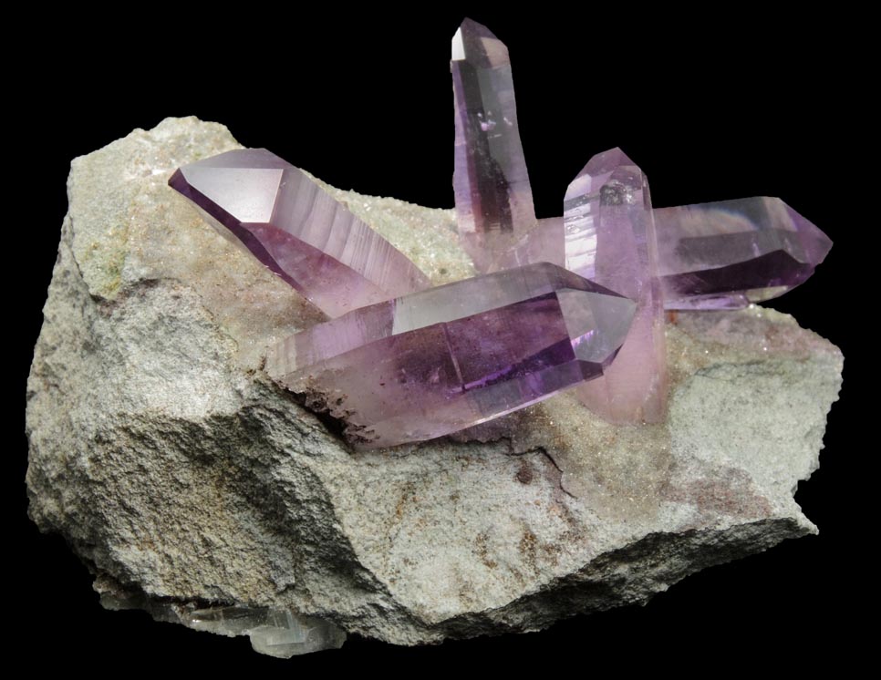 Quartz var. Amethyst Quartz from Piedra Parada, near Las Vigas, Tatatila, Veracruz, Mexico