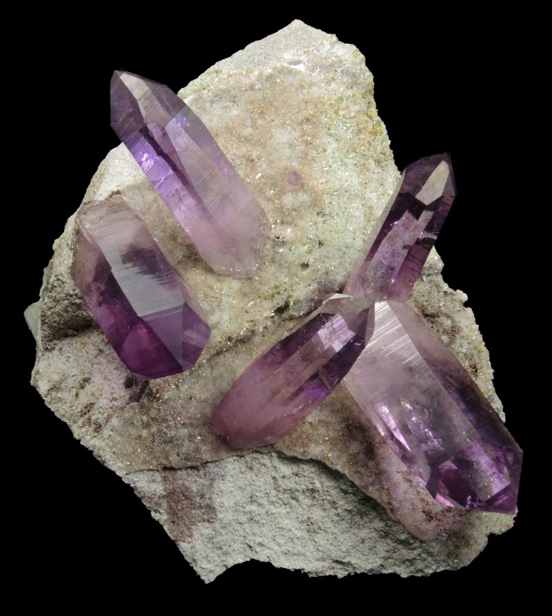 Quartz var. Amethyst Quartz from Piedra Parada, near Las Vigas, Tatatila, Veracruz, Mexico