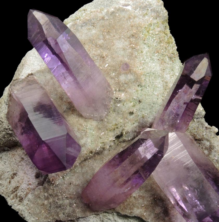 Quartz var. Amethyst Quartz from Piedra Parada, near Las Vigas, Tatatila, Veracruz, Mexico