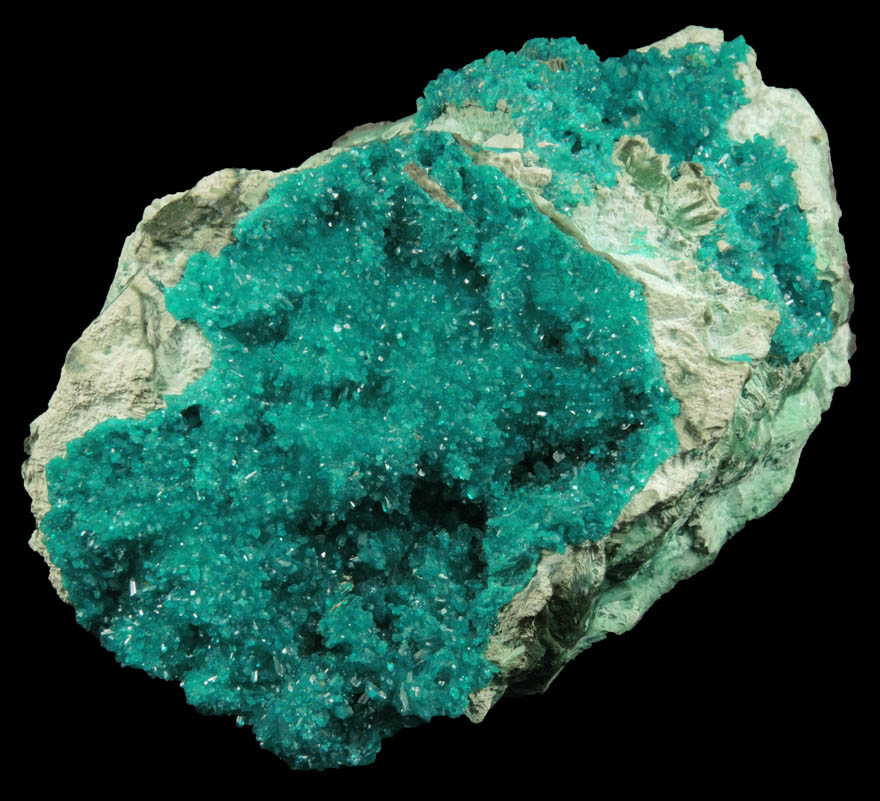 Dioptase from Morenci Mine, Clifton District, Greenlee County, Arizona