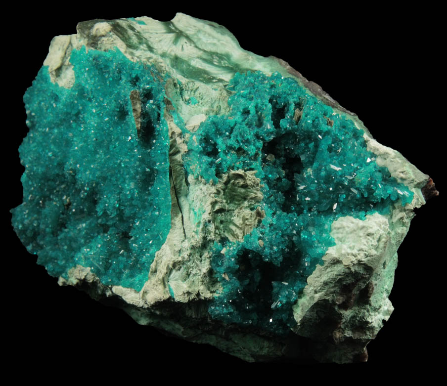 Dioptase from Morenci Mine, Clifton District, Greenlee County, Arizona