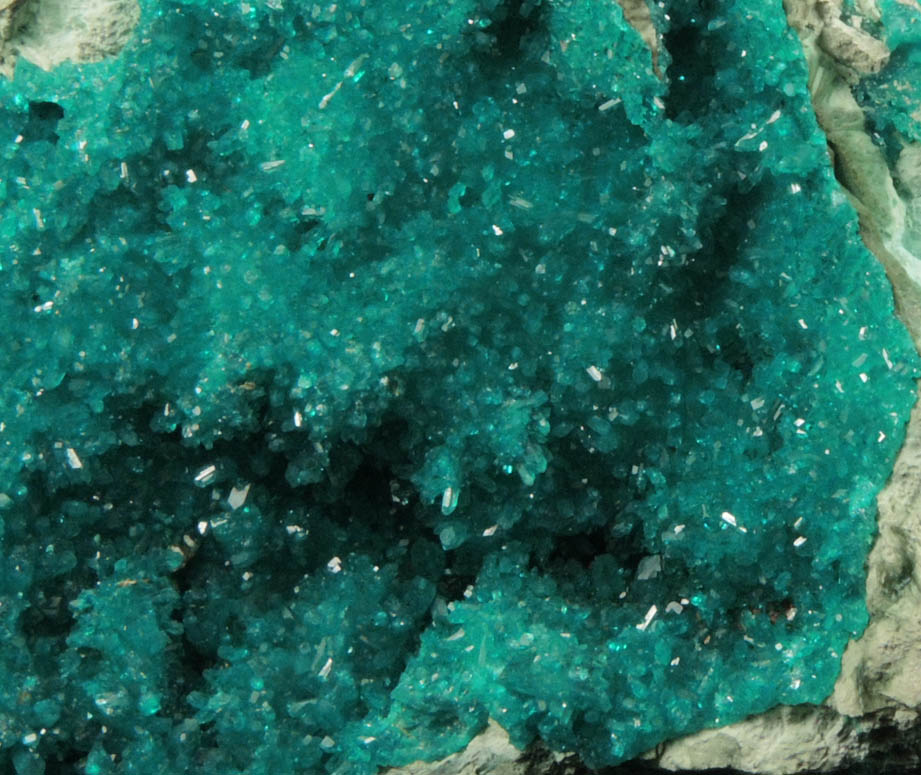 Dioptase from Morenci Mine, Clifton District, Greenlee County, Arizona