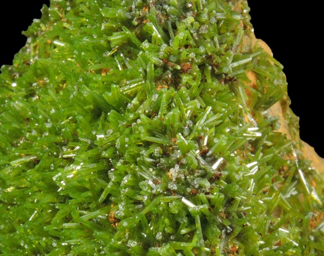 Pyromorphite from Mine des Farges, Ussel, Corrze, France