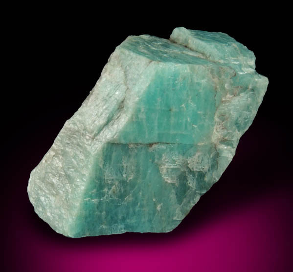 Microcline var. Amazonite from Crystal Peak area, 6.5 km northeast of Lake George, Park-Teller Counties, Colorado