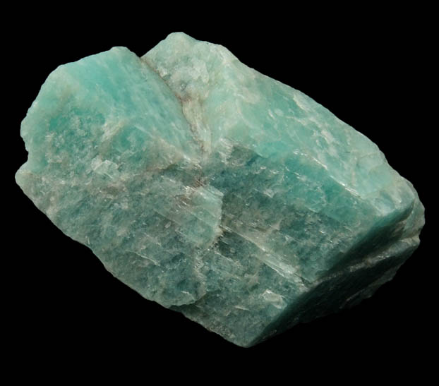 Microcline var. Amazonite from Crystal Peak area, 6.5 km northeast of Lake George, Park-Teller Counties, Colorado