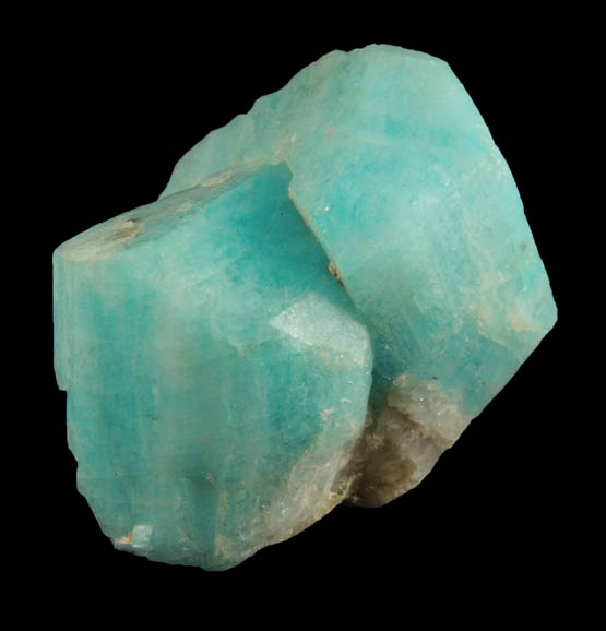 Microcline var. Amazonite from Crystal Peak area, 6.5 km northeast of Lake George, Park-Teller Counties, Colorado