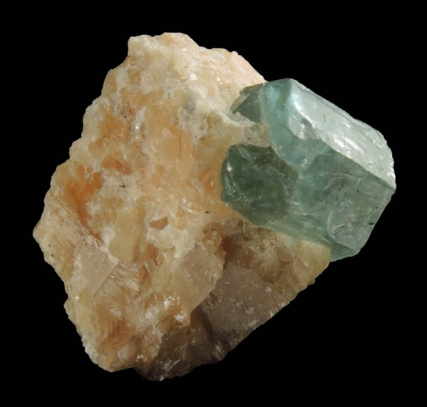 Fluorapatite in Calcite from Slyudyanka, Lake Baikal, Irkutskaya Oblast, Russia