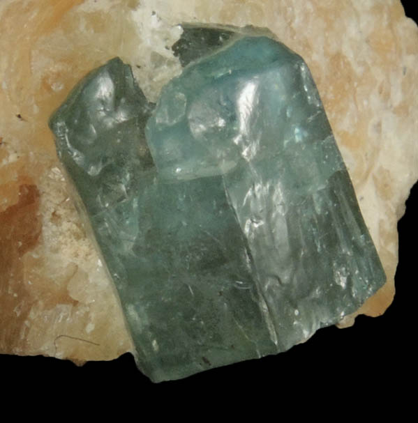 Fluorapatite in Calcite from Slyudyanka, Lake Baikal, Irkutskaya Oblast, Russia