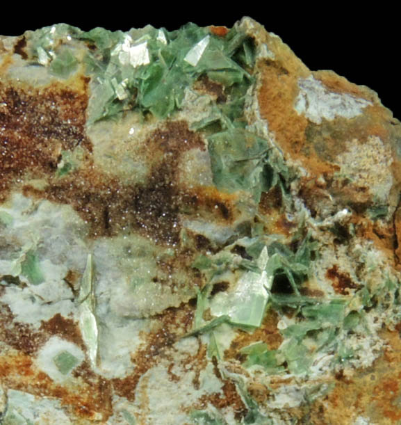 Zeunerite-Metazeunerite from Majuba Hill, Antelope District, Pershing County, Nevada
