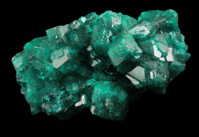 Dioptase from Altyn-Tyube, 66 km east of Karagandy, Karaganda Oblast', Kazakhstan (Type Locality for Dioptase)