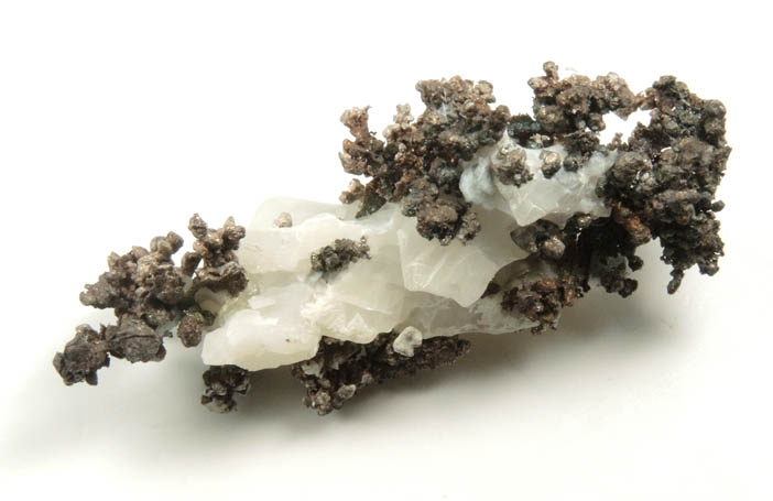 Silver in Calcite from Andres del Rio District, Batopilas, Chihuahua, Mexico