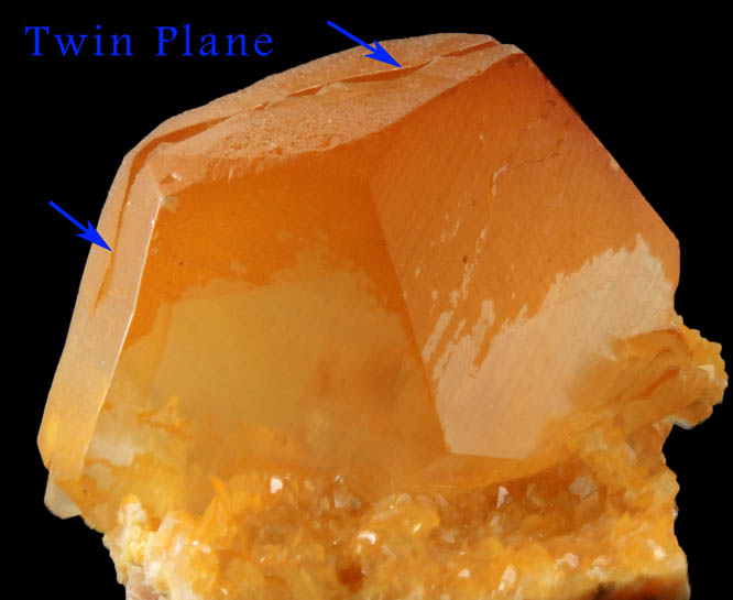 Calcite (twinned crystals) from Delta Carbonate Quarry, York, York County, Pennsylvania