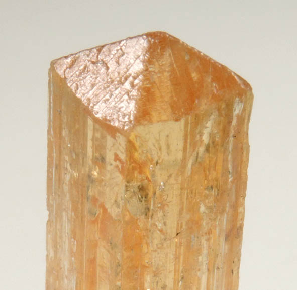 Topaz var. Imperial Topaz from Ouro Preto, Minas Gerais, Brazil