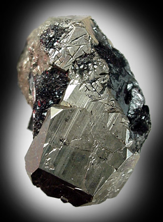 Pyrite with Hematite from Isola d'Elba, Tuscan Archipelago, Livorno, Italy