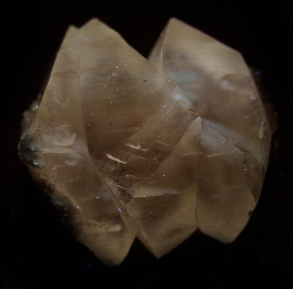 Calcite (interpenetrant twinned crystals) from Millington Quarry, Bernards Township, Somerset County, New Jersey