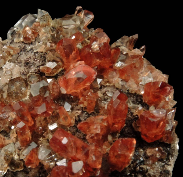 Rhodochrosite with Smoky Quartz from Uchucchaqua Mine, Oyon Province, Lima Department, Peru