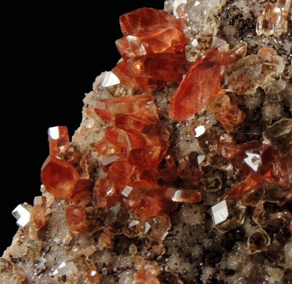 Rhodochrosite with Smoky Quartz from Uchucchaqua Mine, Oyon Province, Lima Department, Peru