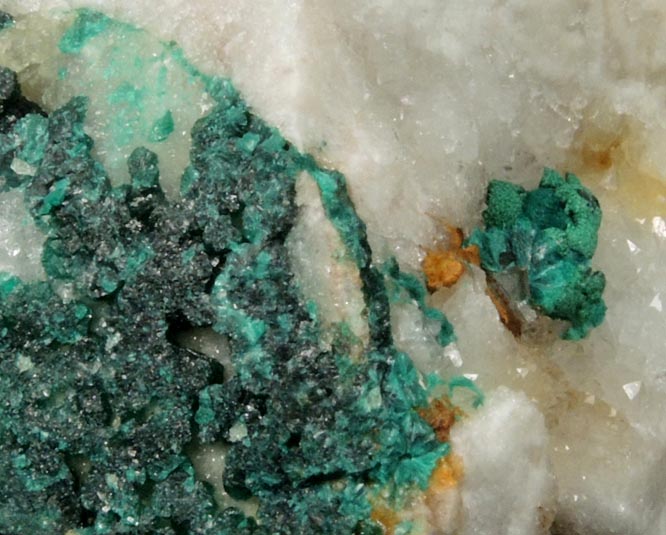 Pseudomalachite from Auchencairn Mine, Castle Douglas, Dumfries and Galloway, Scotland