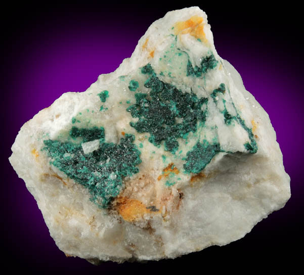 Pseudomalachite from Auchencairn Mine, Castle Douglas, Dumfries and Galloway, Scotland