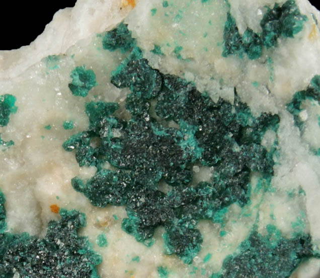 Pseudomalachite from Auchencairn Mine, Castle Douglas, Dumfries and Galloway, Scotland